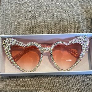 Hollywood heart shaped sunnies
